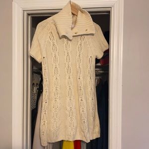 Ivory Calvin Klein long sweater/sweater dress NWT